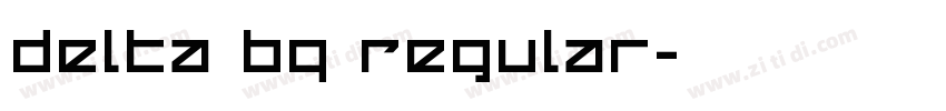 Delta BQ Regular字体转换